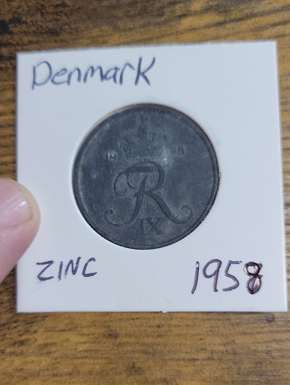 Vintage 1958 Denmark 2 Ore Coin